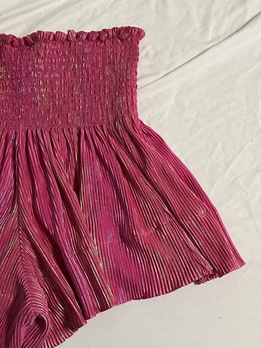 Queen Of Sparkles Pink Swing Shorts Size XS
